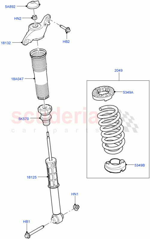 Part Diagram for Land Rover LR121279