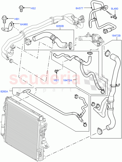 Part Diagram for Land Rover LR027661