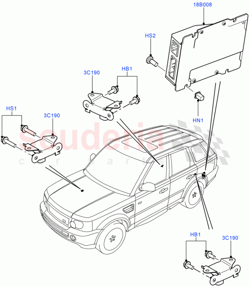 Part Diagram for Land Rover LR004823
