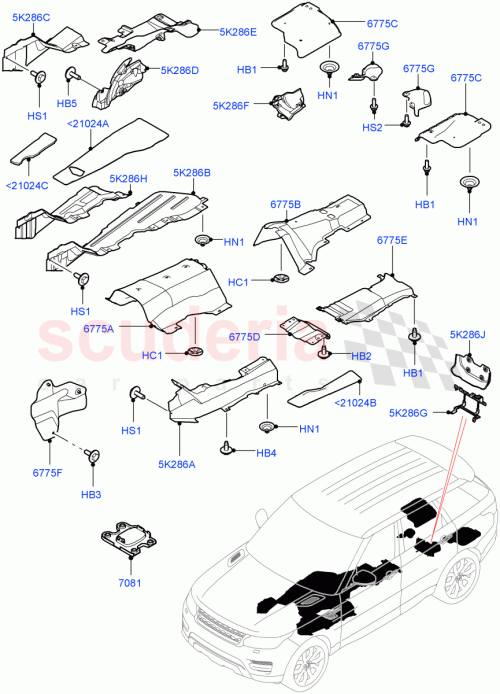 Part Diagram for Land Rover LR043846