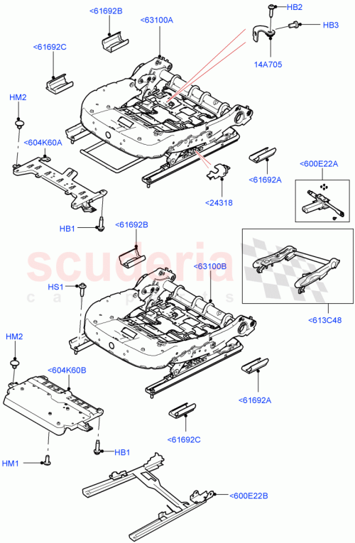 Part Diagram for Land Rover LR156731