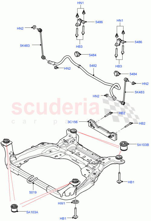 Part Diagram for Land Rover LR061480