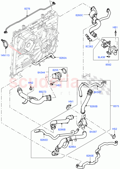 Part Diagram for Land Rover LR126012
