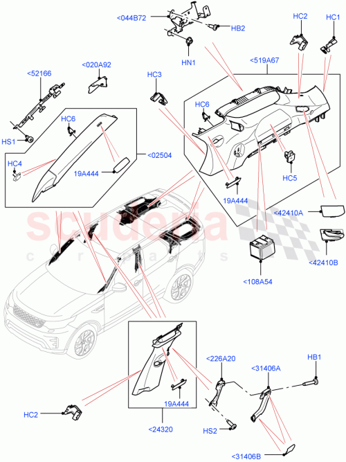 Part Diagram for Land Rover LR082247