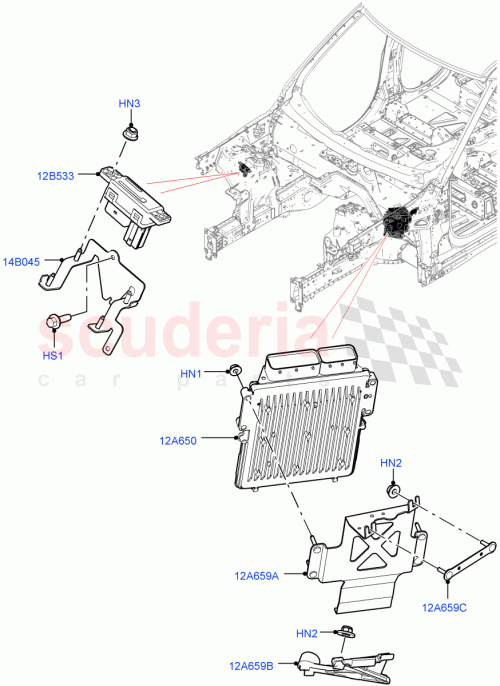 Part Diagram for Land Rover LR106735