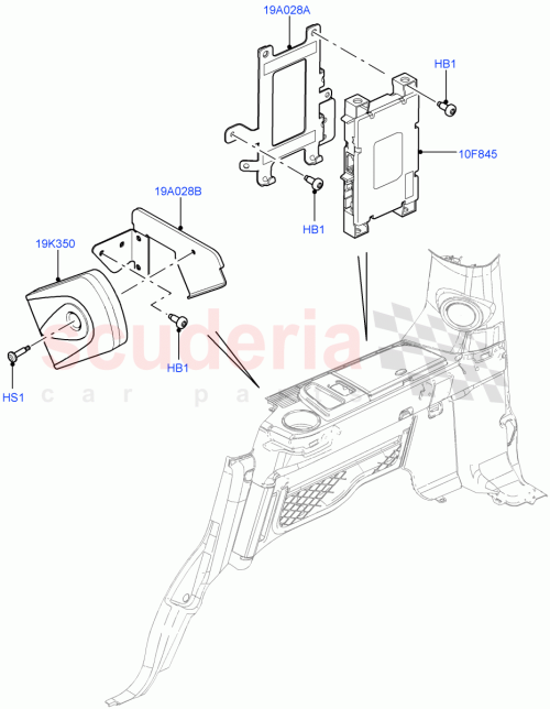Part Diagram for Land Rover LR010844