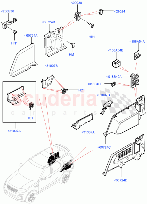 Part Diagram for Land Rover LR081299