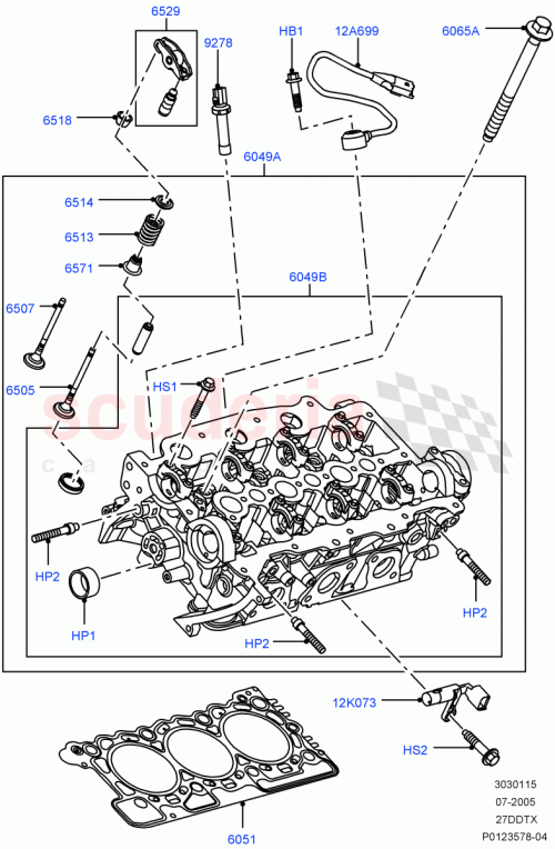 Part Diagram for Land Rover LR008130