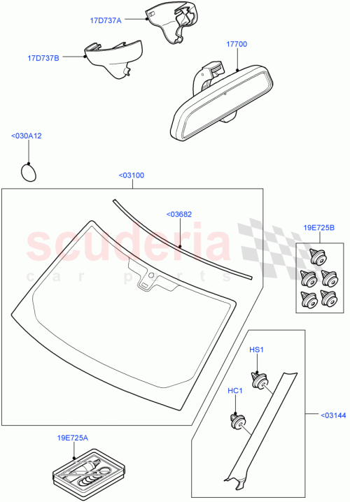 Part Diagram for Land Rover LR033734