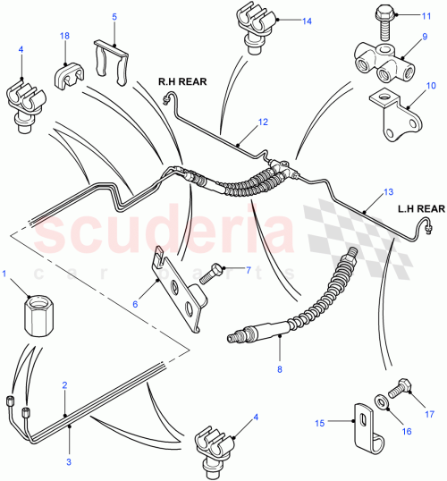 Part Diagram for Land Rover SL510032