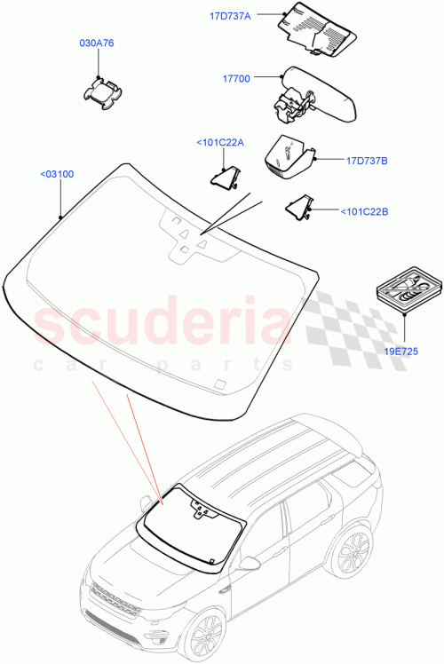 Part Diagram for Land Rover LR127462