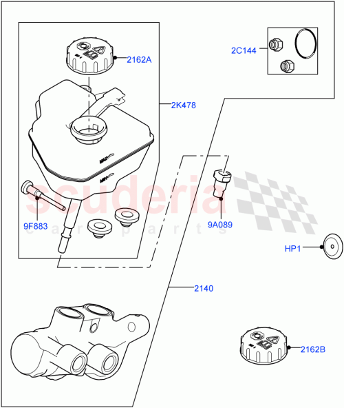 Part Diagram for Land Rover LR116918