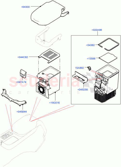 Part Diagram for Land Rover LR160027