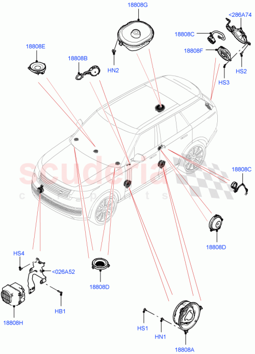 Part Diagram for Land Rover LR095131