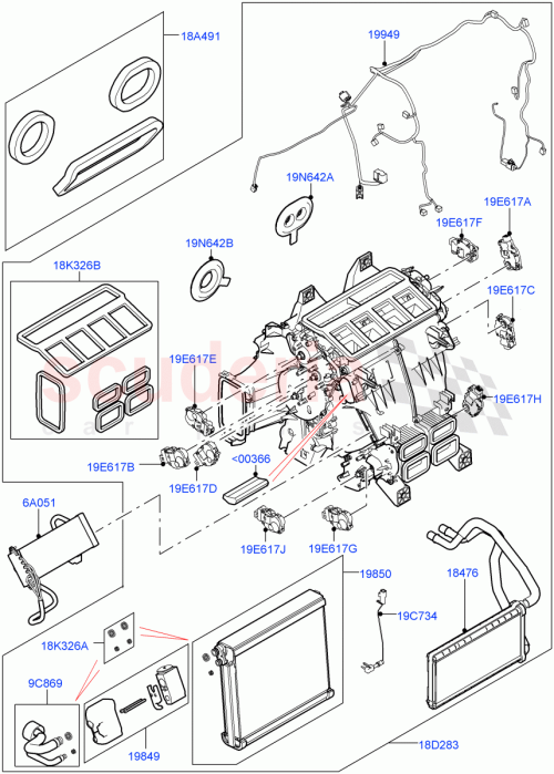 Part Diagram for Land Rover LR171242