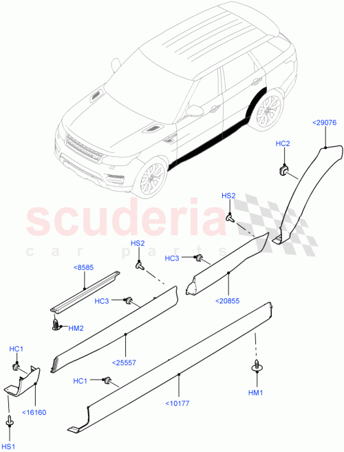 Part Diagram for Land Rover LR044130