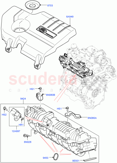 Part Diagram for Land Rover LR073653