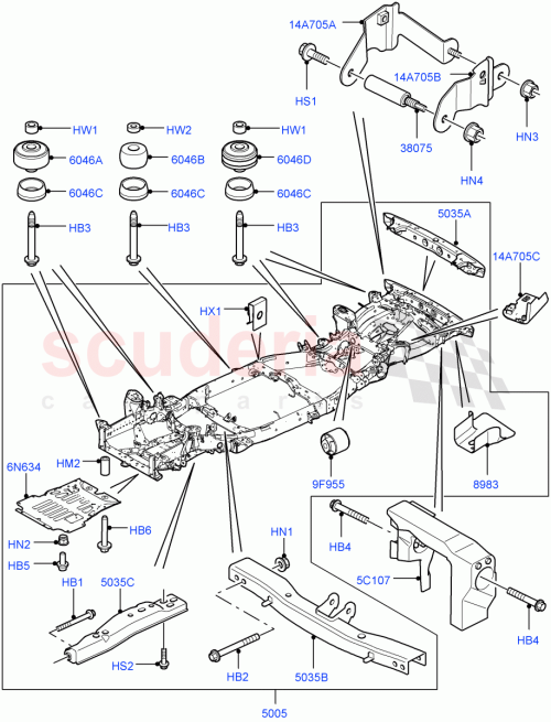 Part Diagram for Land Rover LR032580