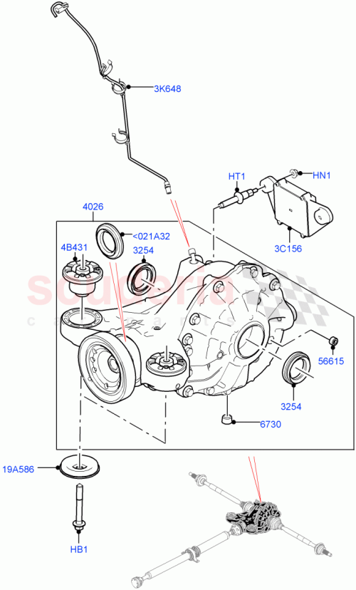 Part Diagram for Land Rover LR090499