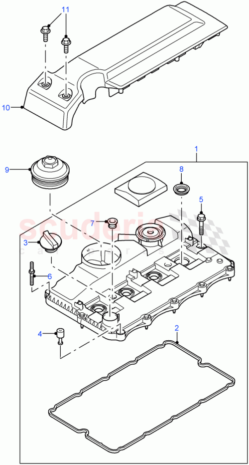 Part Diagram for Land Rover LR007754