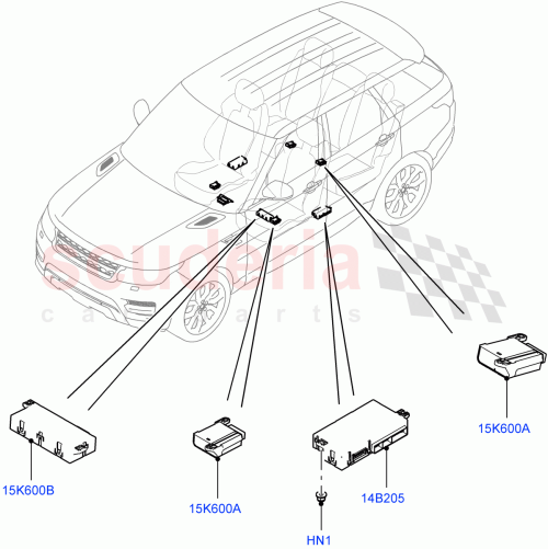 Part Diagram for Land Rover LR090386
