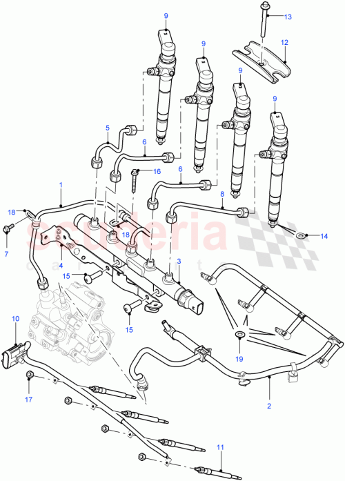 Part Diagram for Land Rover LR039646