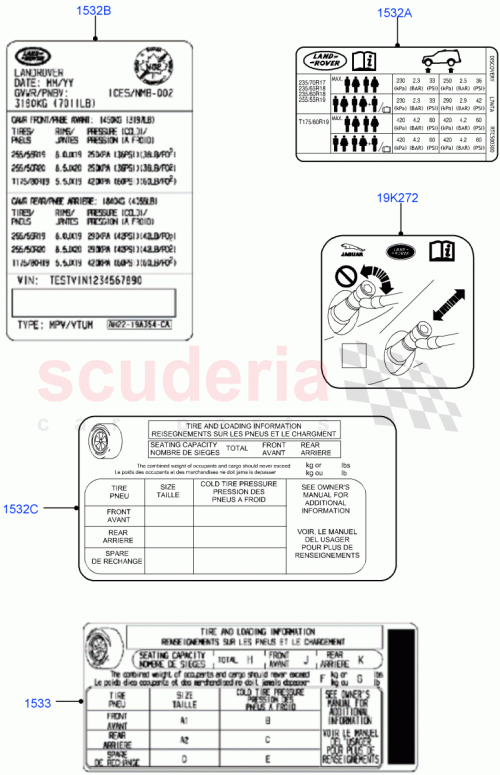Part Diagram for Land Rover LR066187