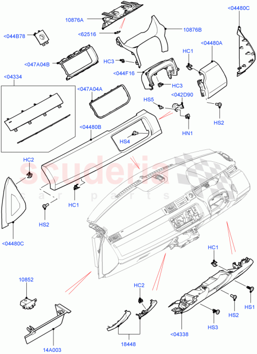 Part Diagram for Land Rover LR060185