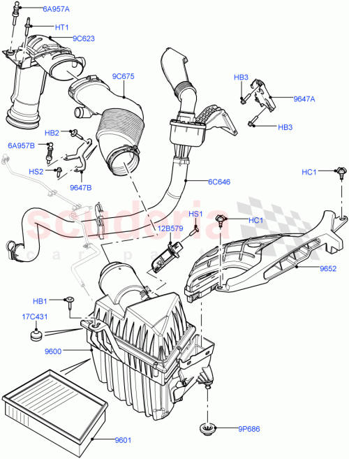 Part Diagram for Land Rover LR049780