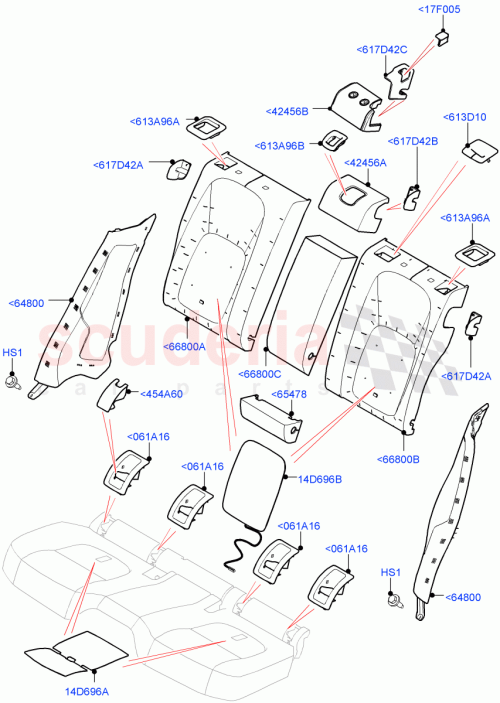 Part Diagram for Land Rover LR092100