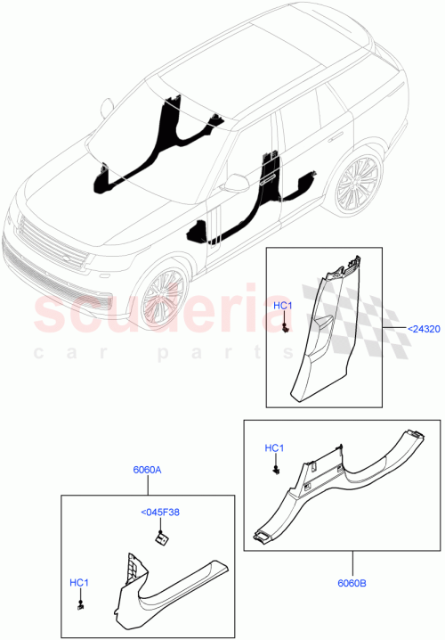 Part Diagram for Land Rover LR165388