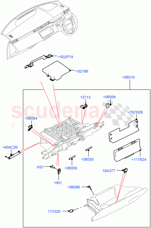 Part Diagram for Land Rover LR117723