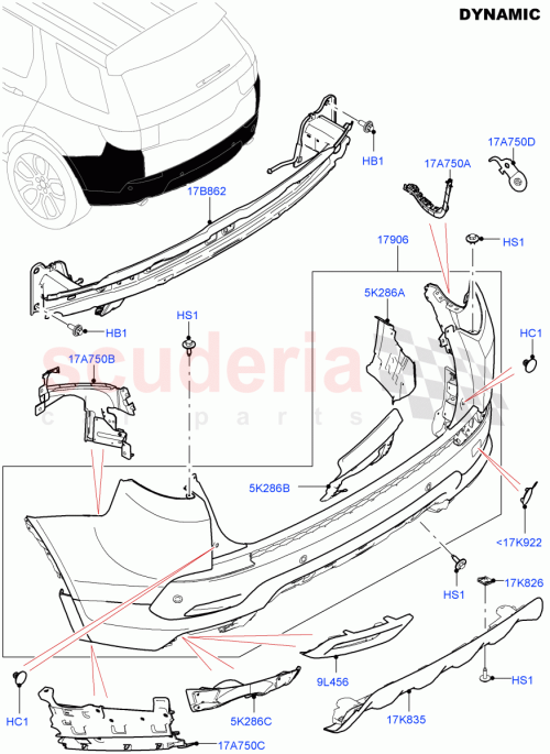 Part Diagram for Land Rover LR097276