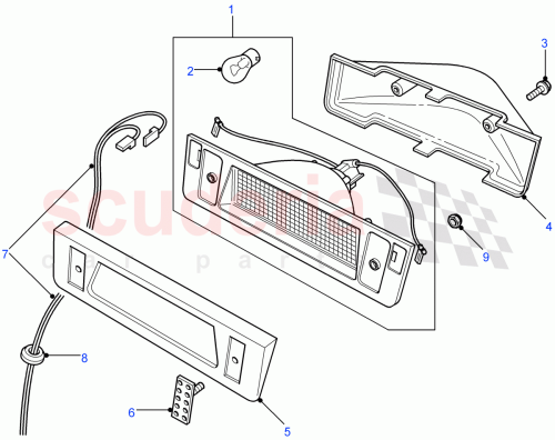 Part Diagram for Land Rover BTR2940