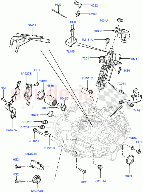 Part Diagram for Land Rover LR024341
