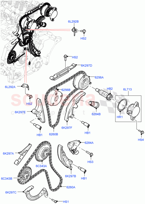 Part Diagram for Land Rover LR125440
