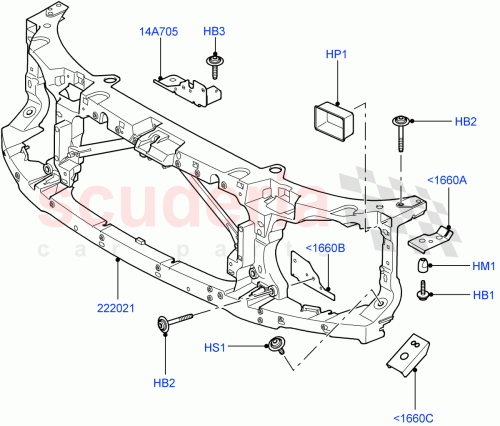 Part Diagram for Land Rover AYU500011