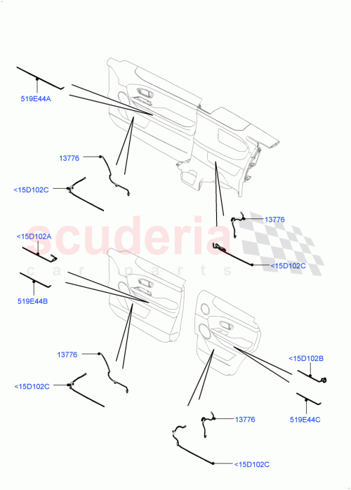 Part Diagram for Land Rover LR072396