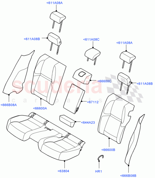 Part Diagram for Land Rover LR092430