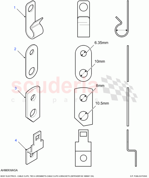 Part Diagram for Land Rover PRC2979