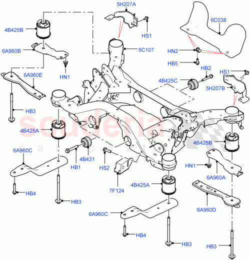 Part Diagram for Land Rover LR060477