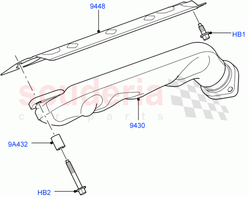 Part Diagram for Land Rover 4603139