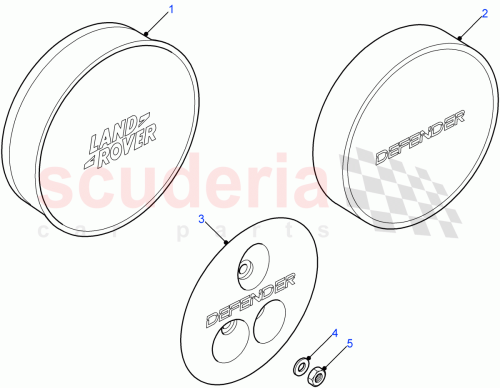 Part Diagram for Land Rover STC8485AA