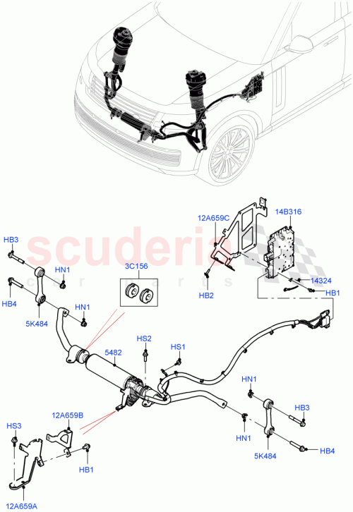 Part Diagram for Land Rover LR173204