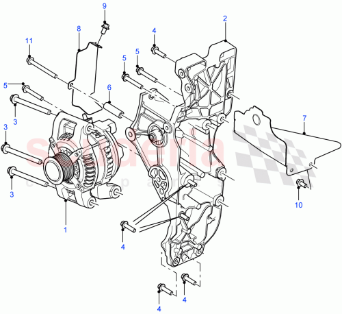 Part Diagram for Land Rover LR031362