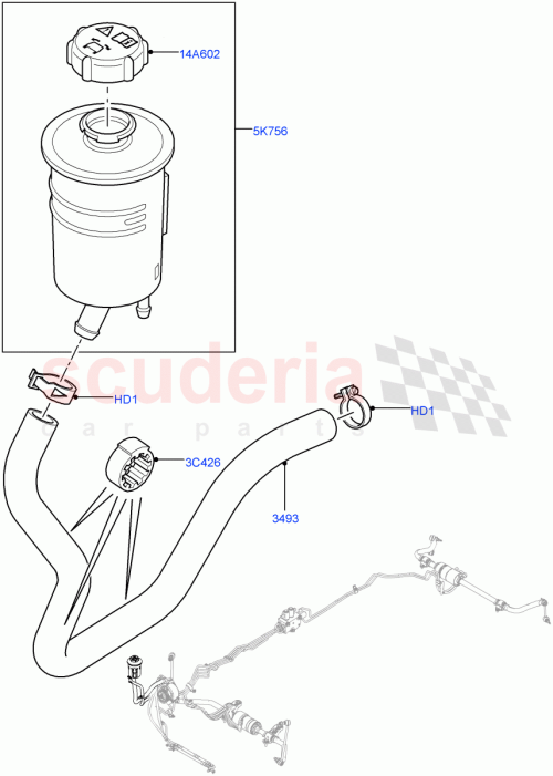 Part Diagram for Land Rover RQN000011