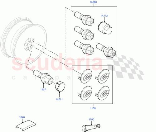 Part Diagram for Land Rover LR156143