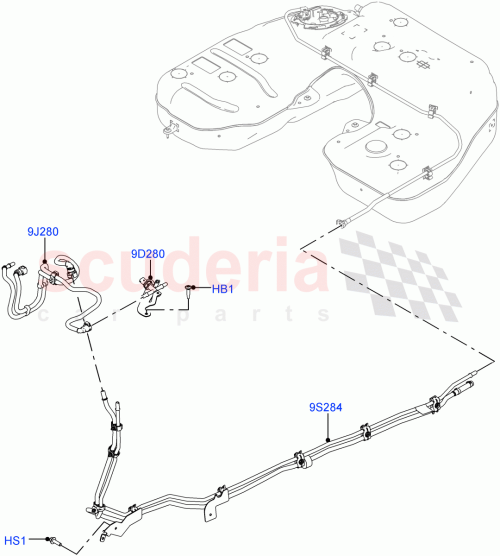 Part Diagram for Land Rover LR142294