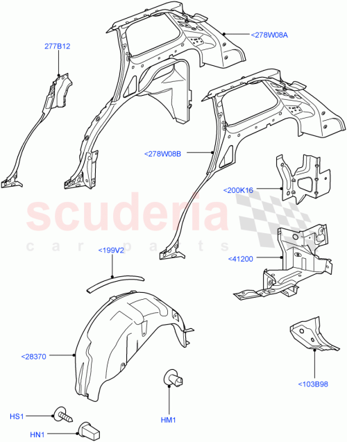 Part Diagram for Land Rover LR012884