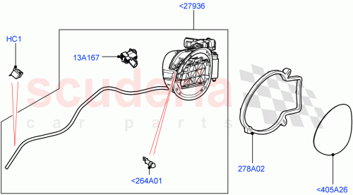 Part Diagram for Land Rover LR007218
